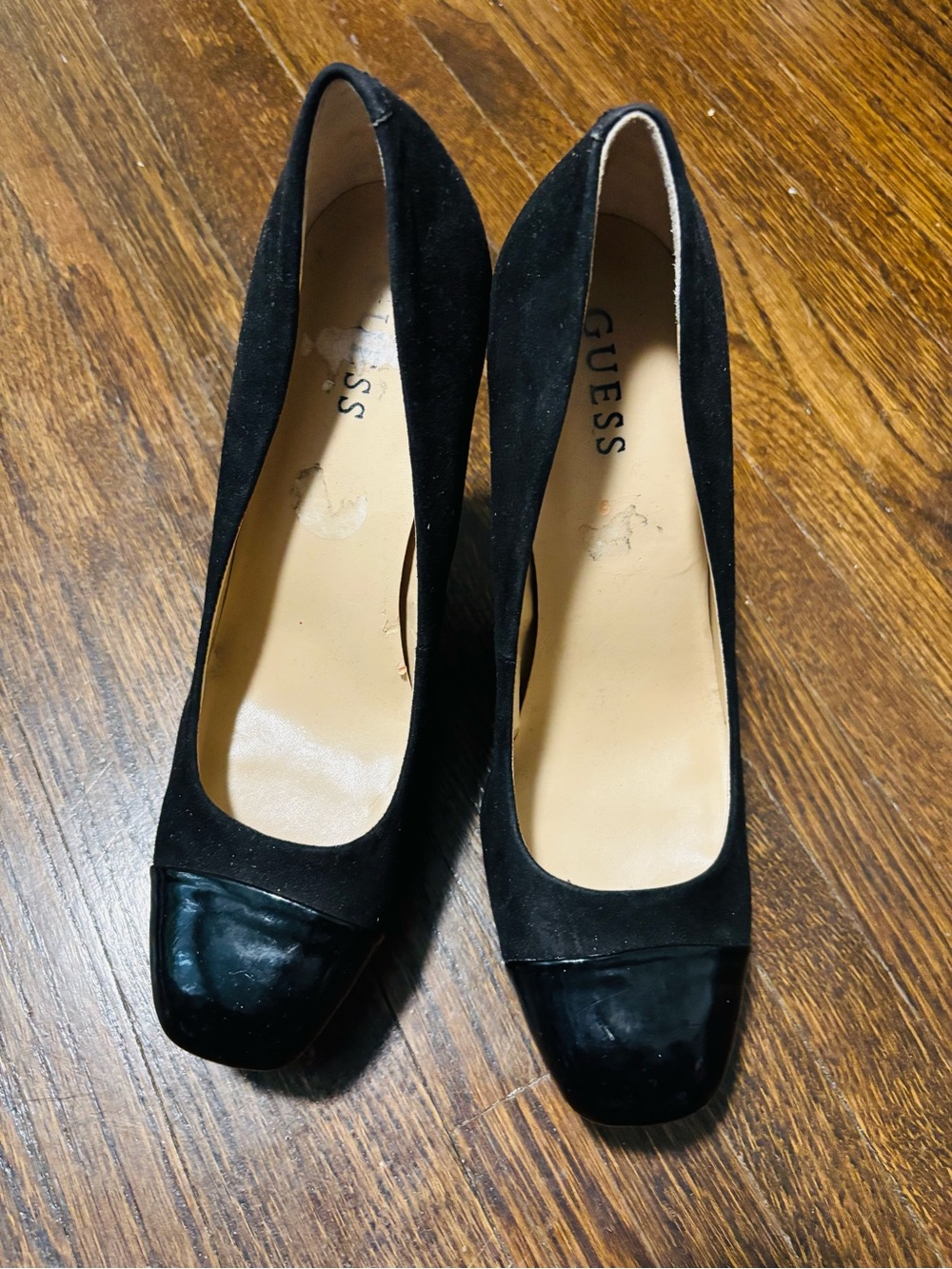 GUESS, Black Platform Heels, Size 10 - Picture 3 of 4